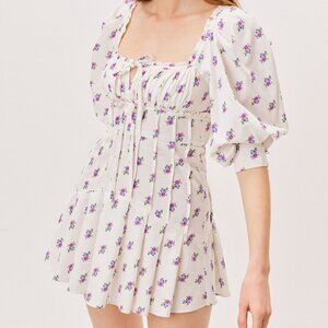For Love and Lemons Viola mini dress size small NWOT